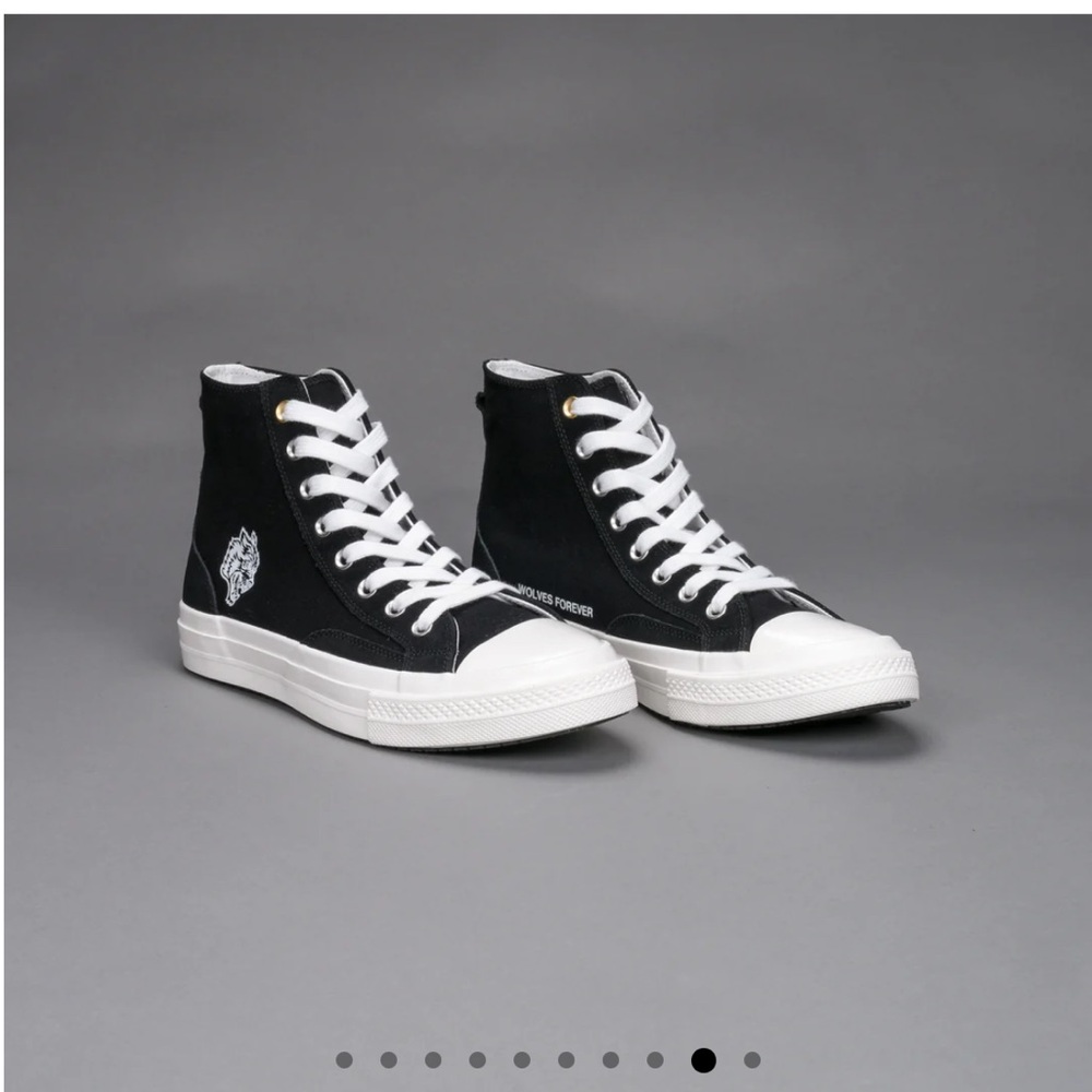 Darc Sport Black & White High-Top Sneakers